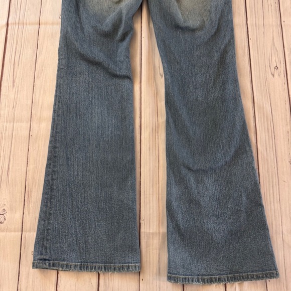 Parasuco Denim Legend Flare Jeans Blue Medium Wash Low Rise Made in Canada 31x31 - Picture 12 of 13